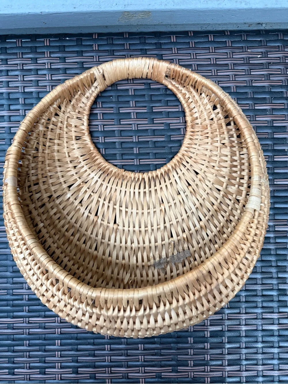 Vintage natural woven